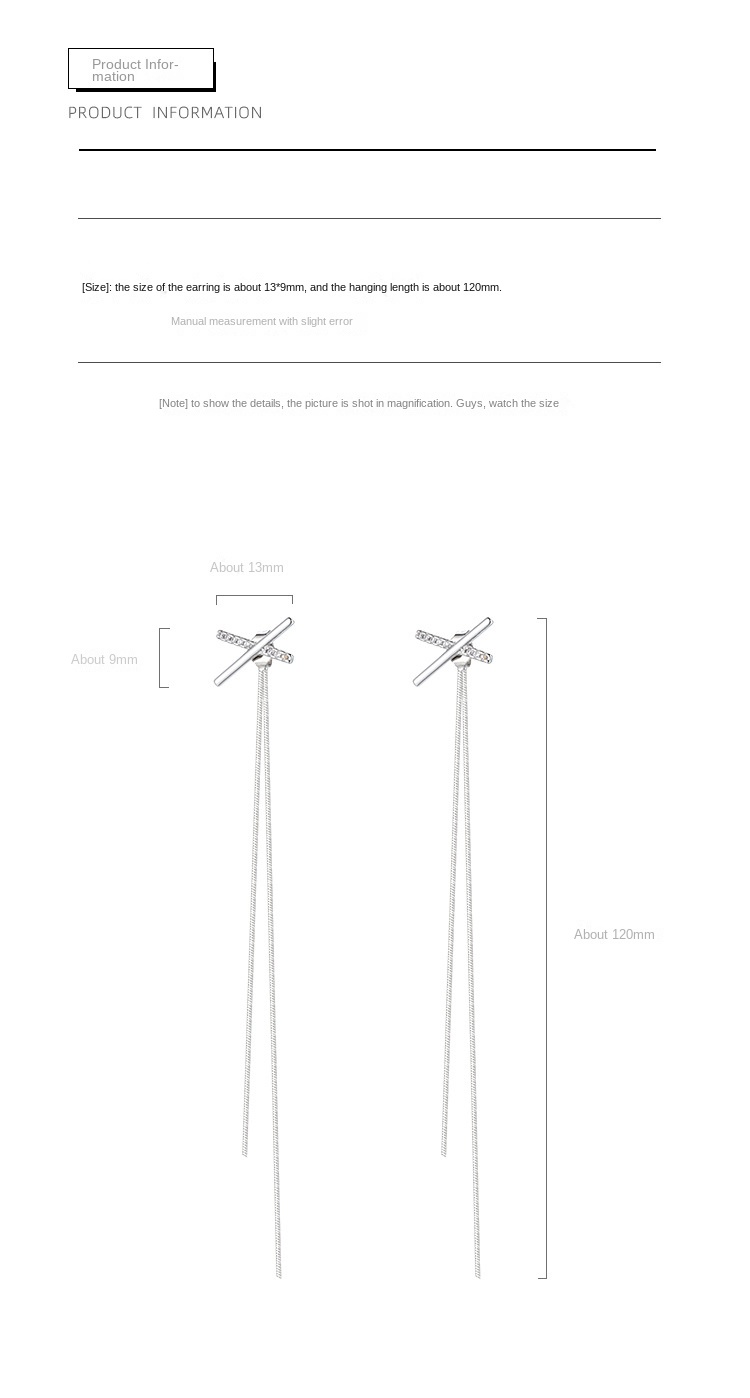 Tassel earrings Long earrings