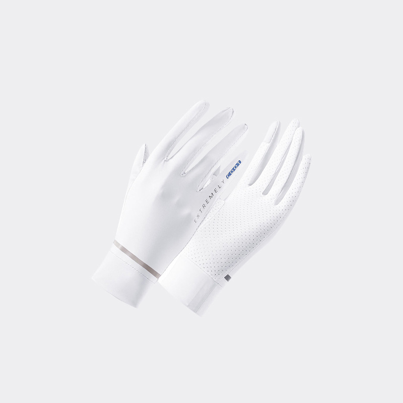 Thin clamshell sunscreen gloves for summer