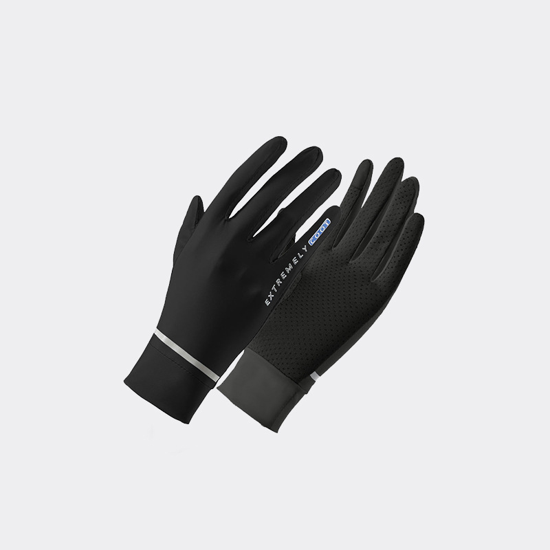 Thin clamshell sunscreen gloves for summer