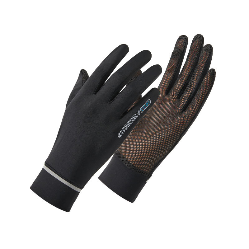 Thin clamshell sunscreen gloves for summer