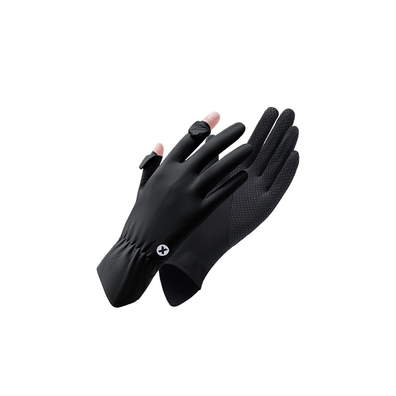 Thin clamshell sunscreen gloves for summer