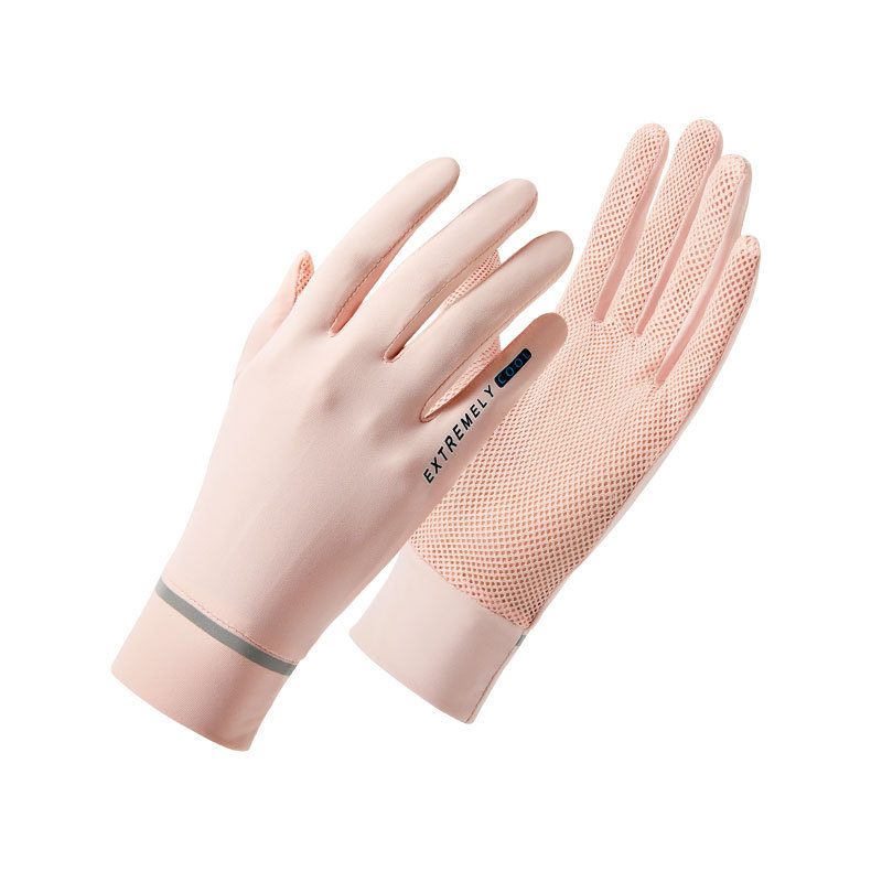 Thin clamshell sunscreen gloves for summer
