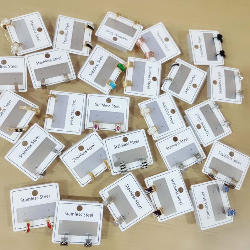 Titanium steel ear buckle for both men and women for allergy prevention