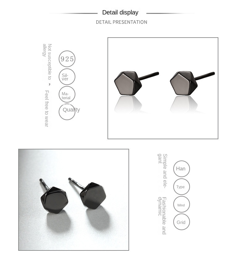 Vintage Harbor Style s925 sterling silver stud earrings