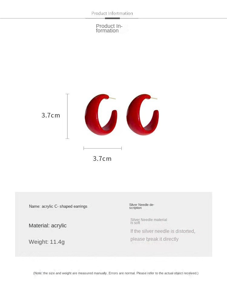 Vintage Harbor style C earrings