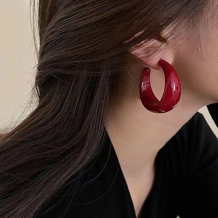 Vintage Harbor style C earrings