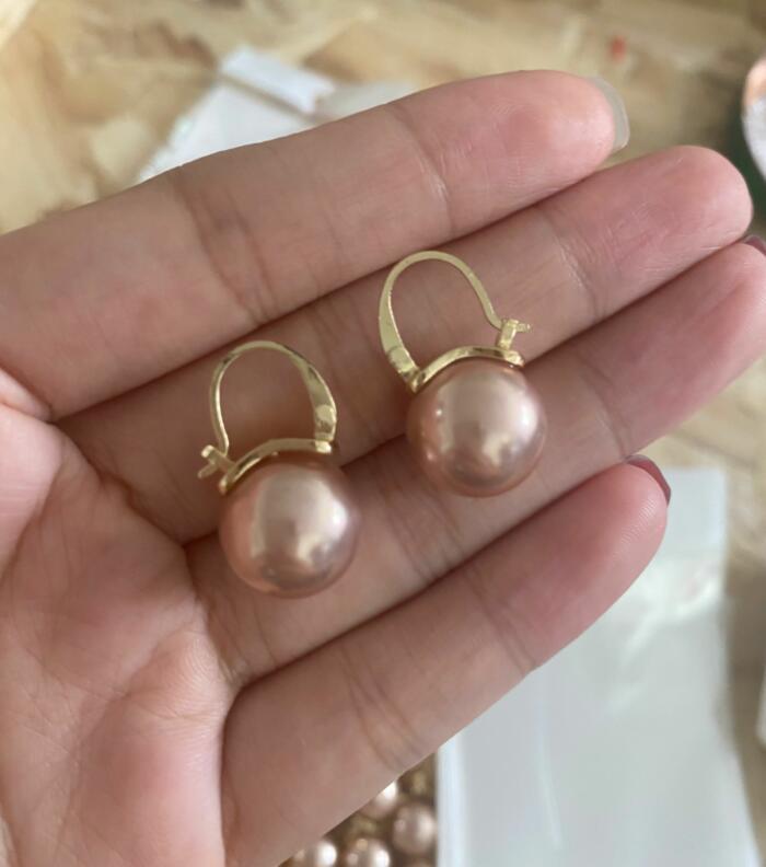 Vintage pearl earrings for women