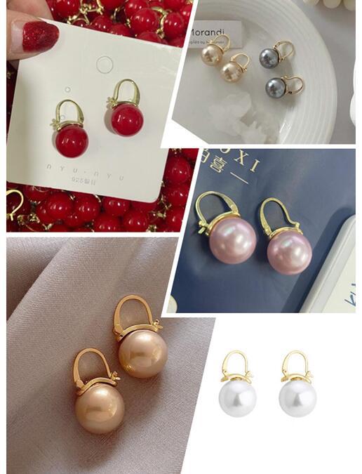 Vintage pearl earrings for women