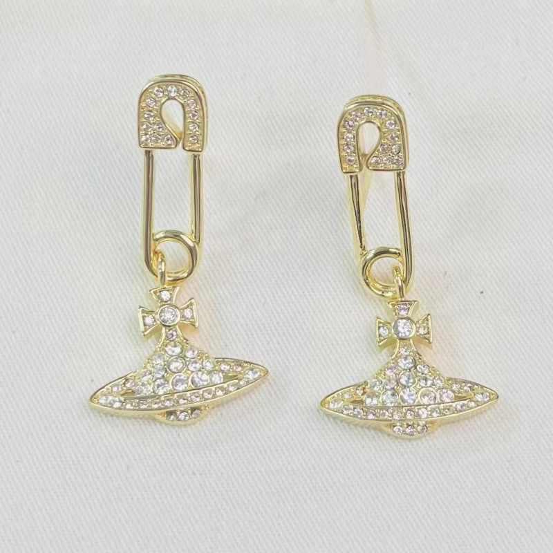 Vivi West Queen Saturn planet earrings