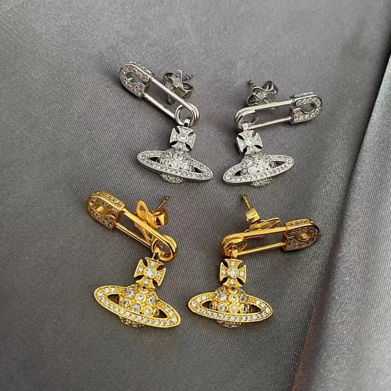 Vivi West Queen Saturn planet earrings