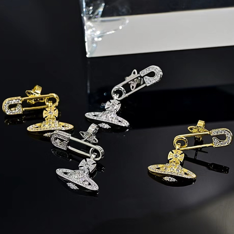 Vivi West Queen Saturn planet earrings