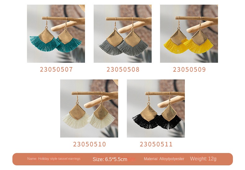 ins Holiday rattan Earrings for women Raffia woven earrings