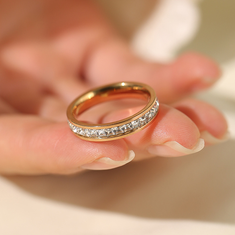 ins wind element ring titanium steel ring for women