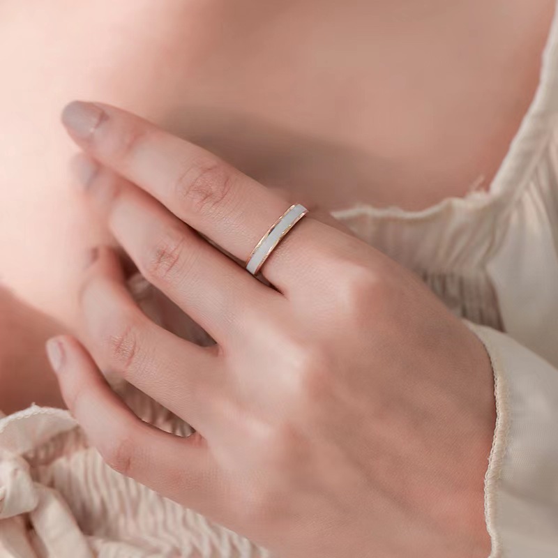 ins wind element ring titanium steel ring for women