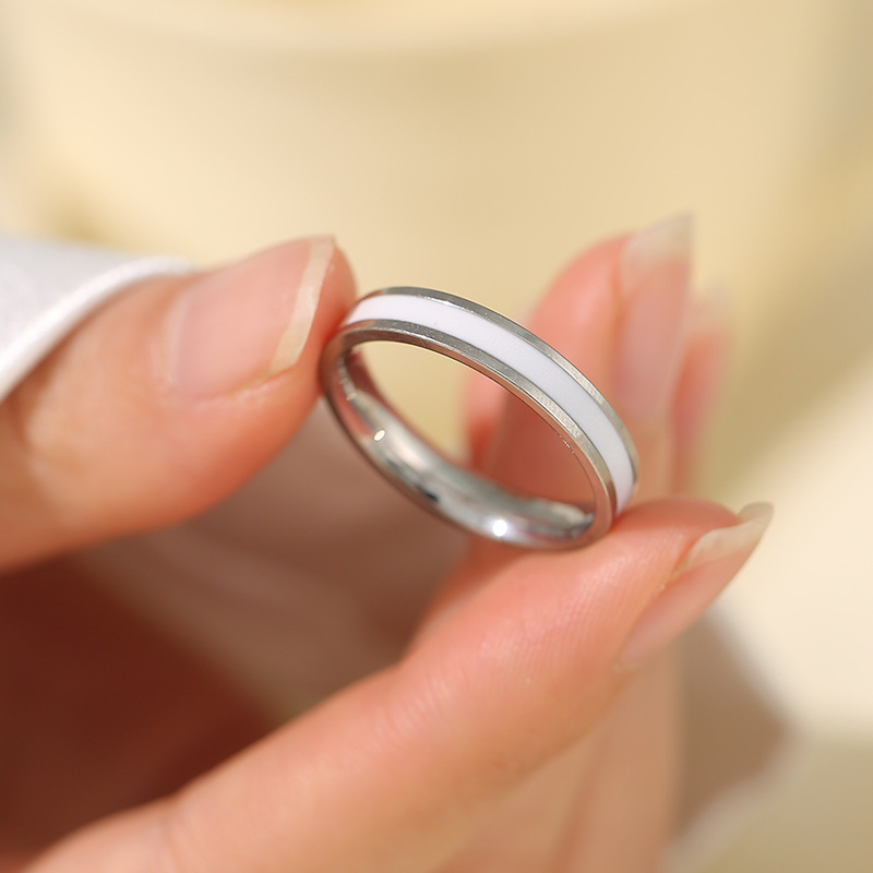 ins wind element ring titanium steel ring for women