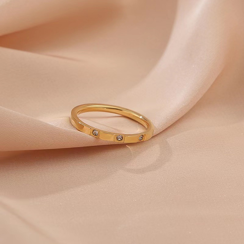 ins wind element ring titanium steel ring for women