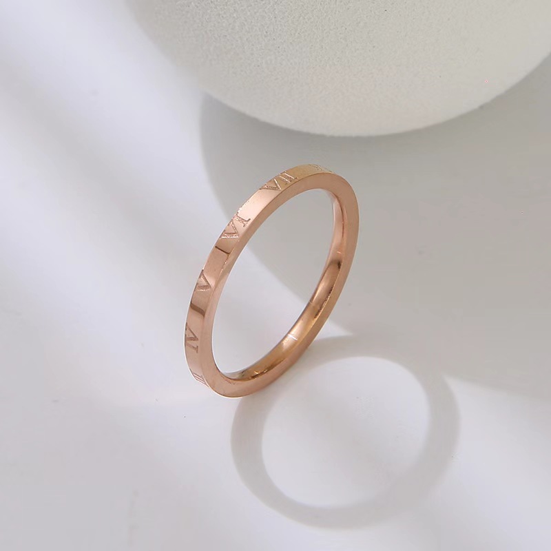 ins wind element ring titanium steel ring for women