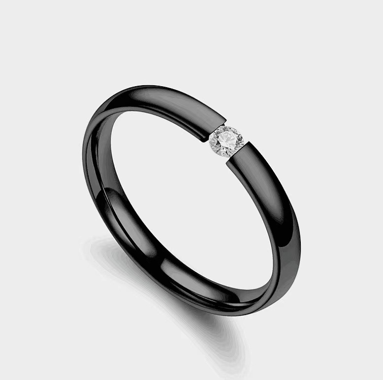 ins wind element ring titanium steel ring for women
