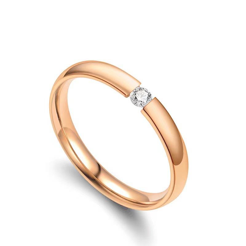 ins wind element ring titanium steel ring for women