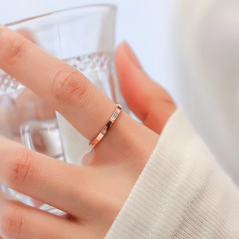 ins wind element ring titanium steel ring for women