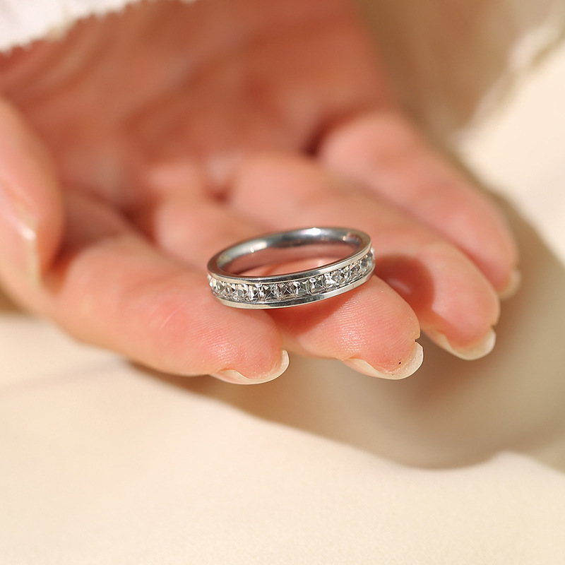 ins wind element ring titanium steel ring for women