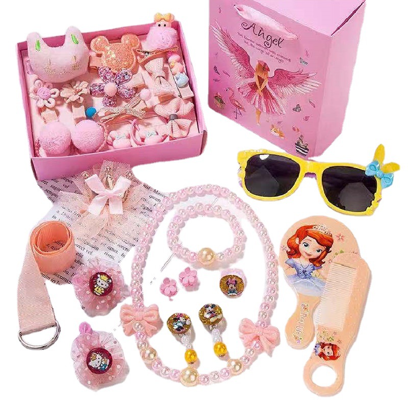 28 piece gift box with cute little princess tiara