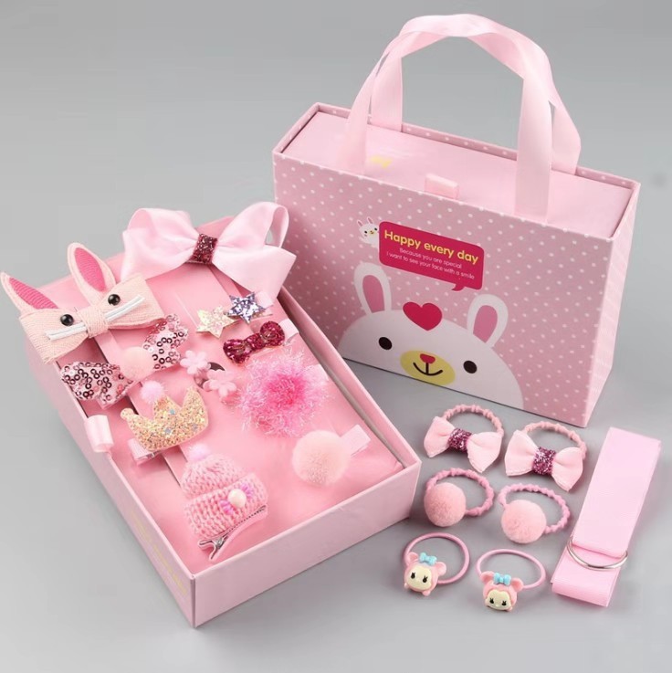28 piece gift box with cute little princess tiara