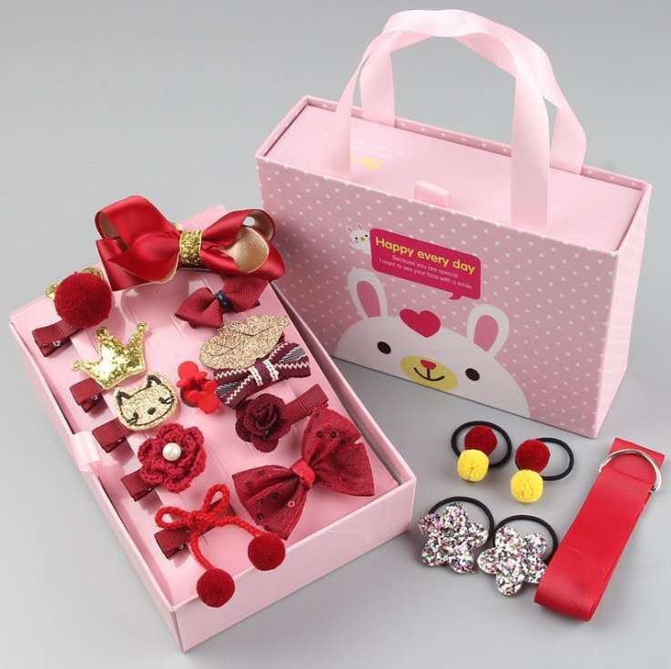 28 piece gift box with cute little princess tiara