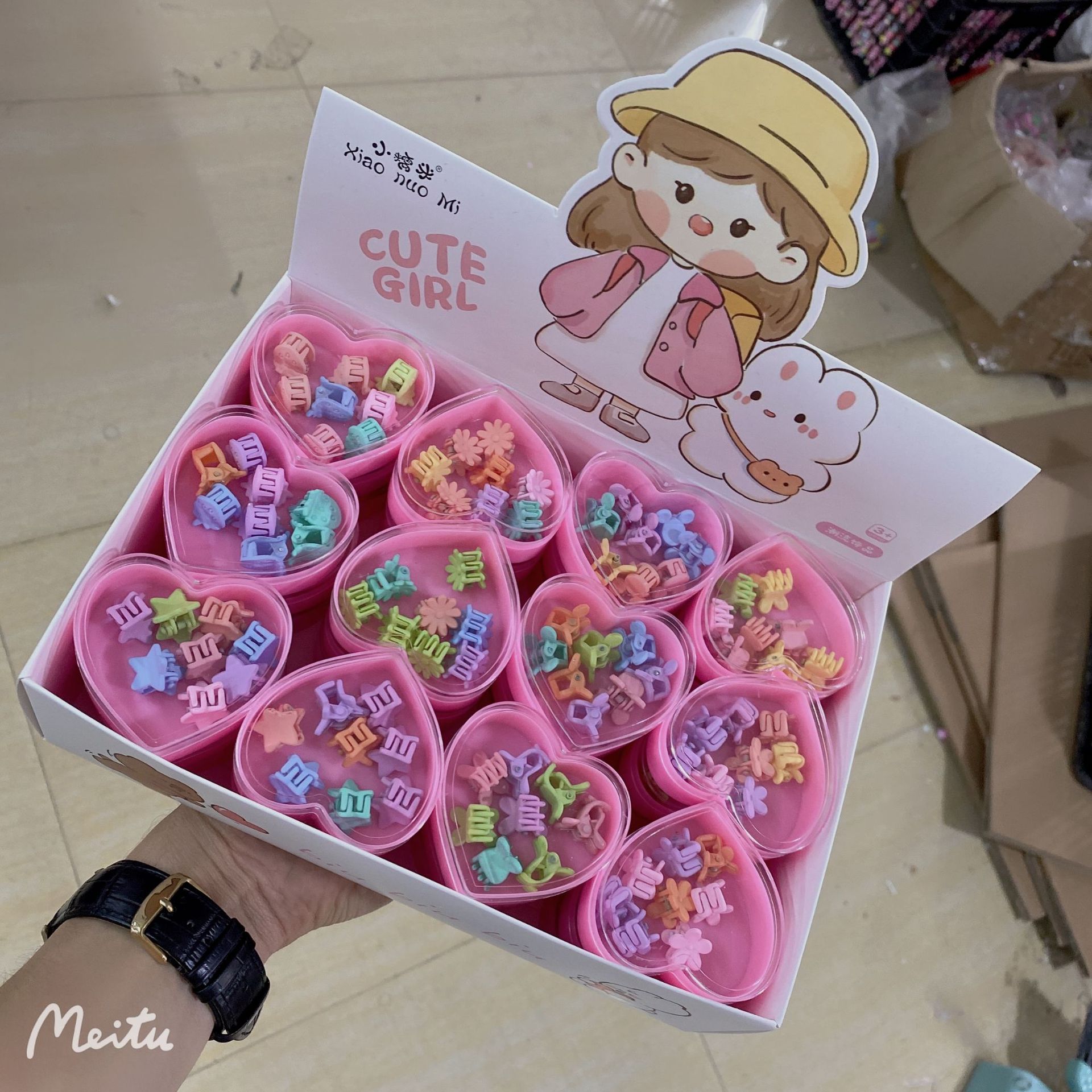 66pc children’s Unicorn bracelet pink set