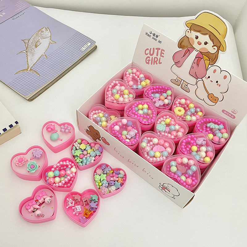 66pc children’s Unicorn bracelet pink set