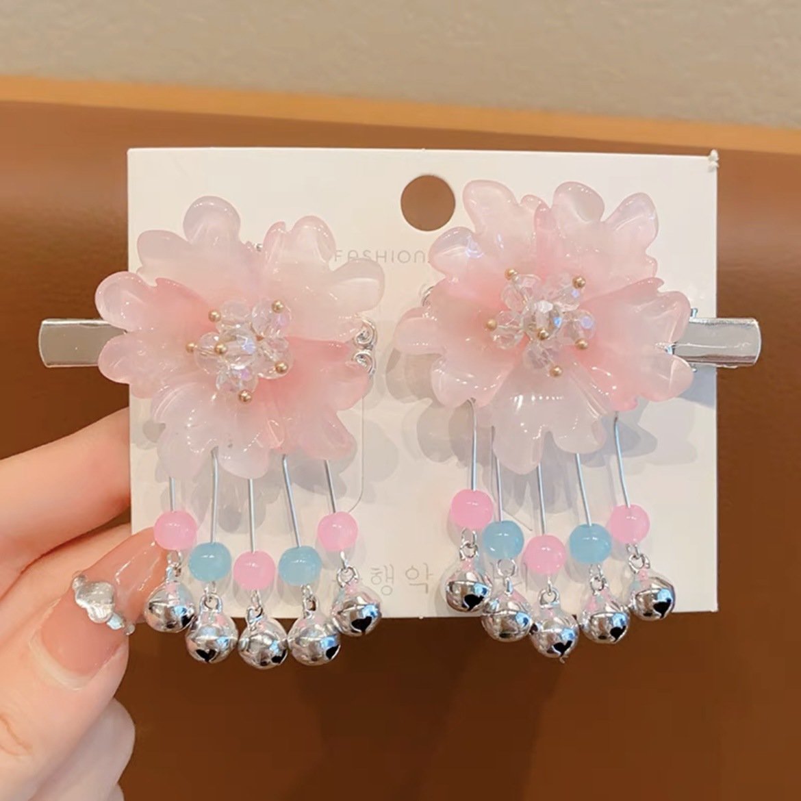 Antique hair clip for kids Super fairy bow hair clip for girls