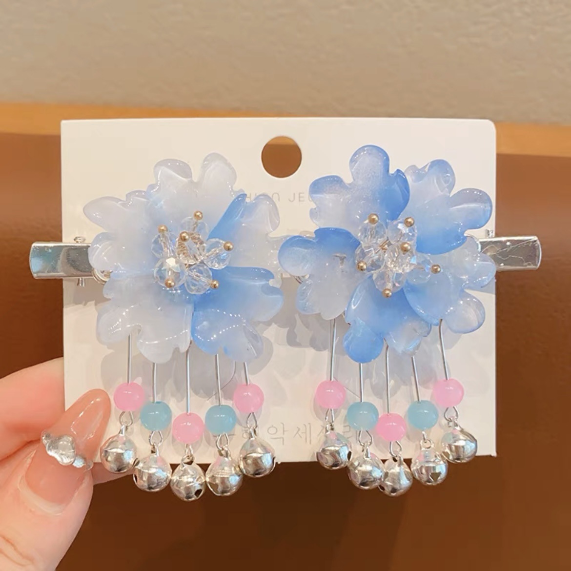 Antique hair clip for kids Super fairy bow hair clip for girls