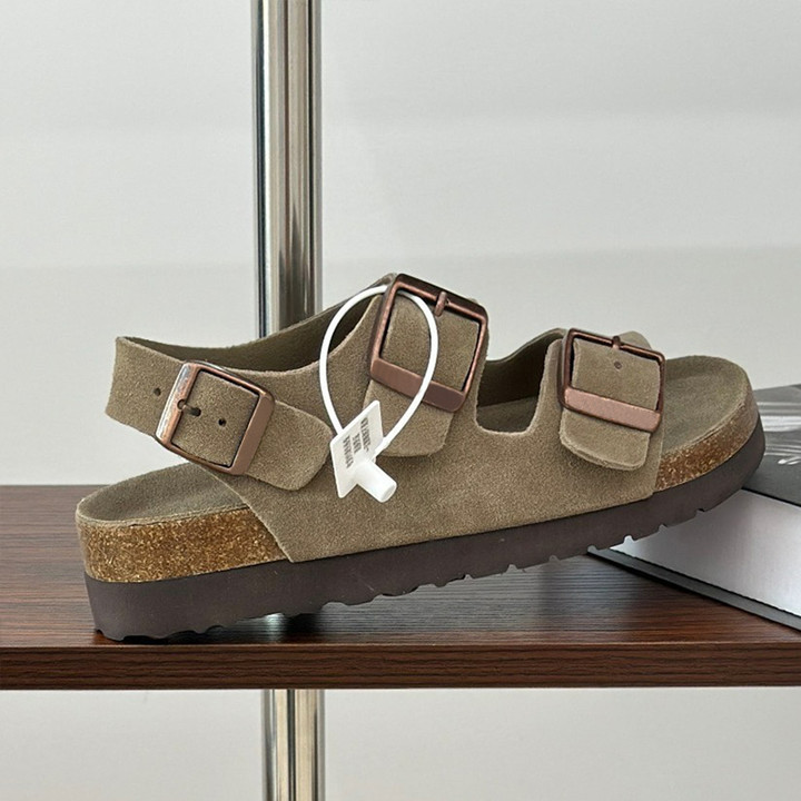 Autumn and winter fluffy slippers with velvet thick sole half drag
