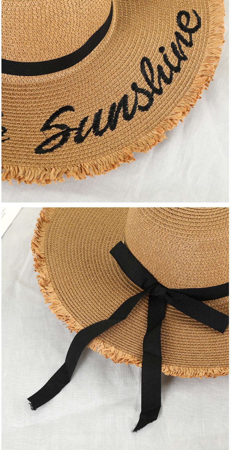 Beach beach hat with big brim and sun hat