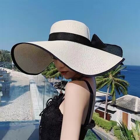 Beach beach hat with big brim and sun hat