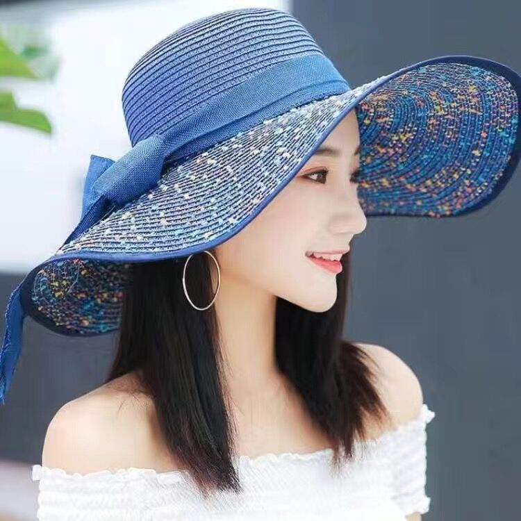 Beach beach hat with big brim and sun hat
