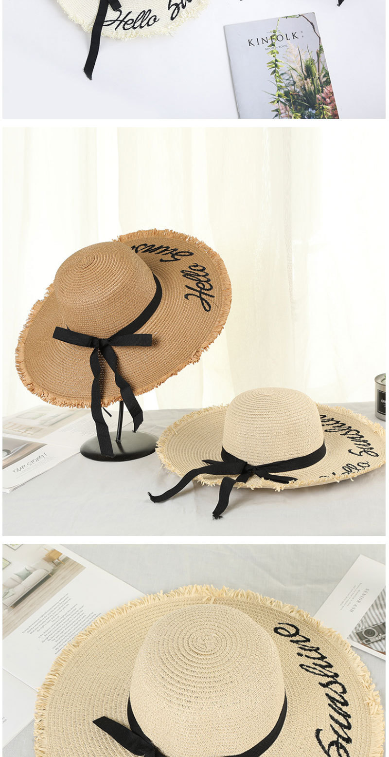 Beach beach hat with big brim and sun hat