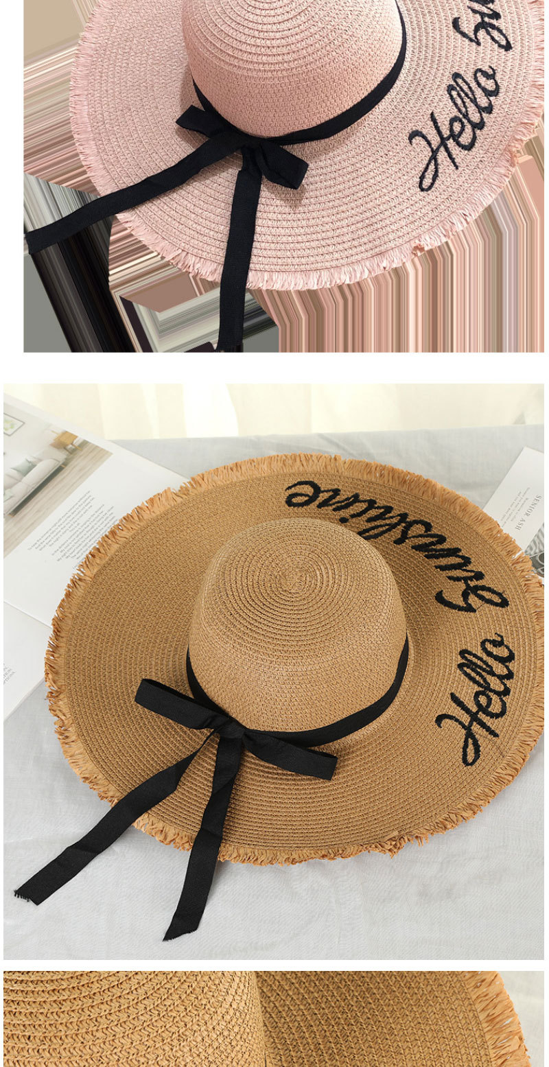 Beach beach hat with big brim and sun hat