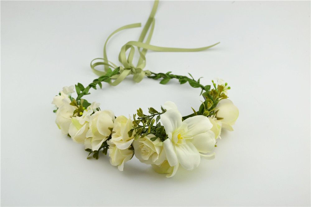 Boho Big Flower wreath headband