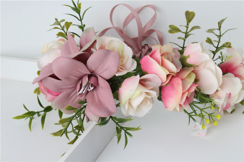 Boho Big Flower wreath headband