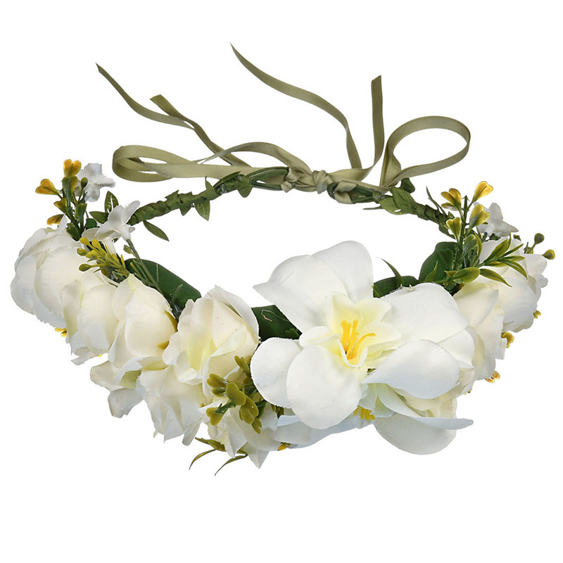 Boho Big Flower wreath headband