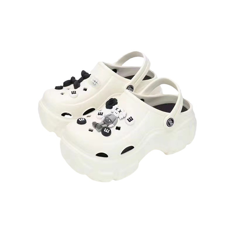 Cartoon platform elevating crocs