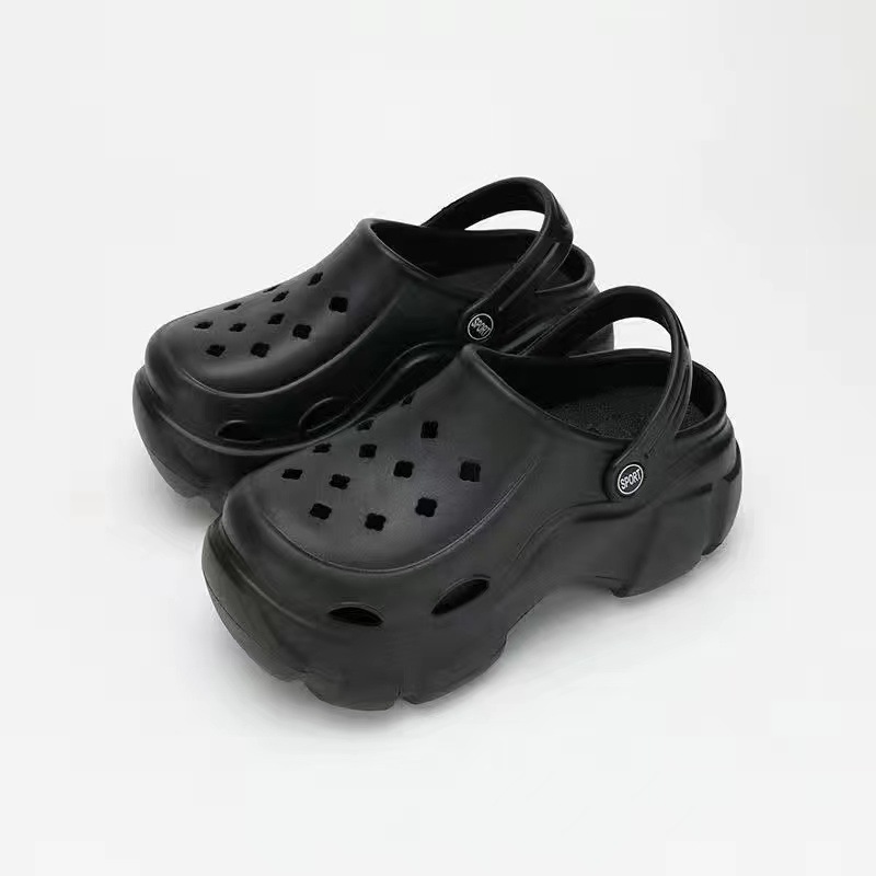 Cartoon platform elevating crocs