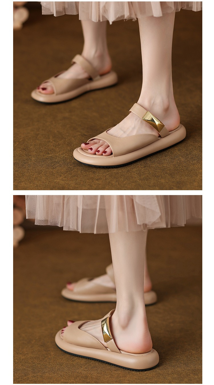 Casual flat toe sandals