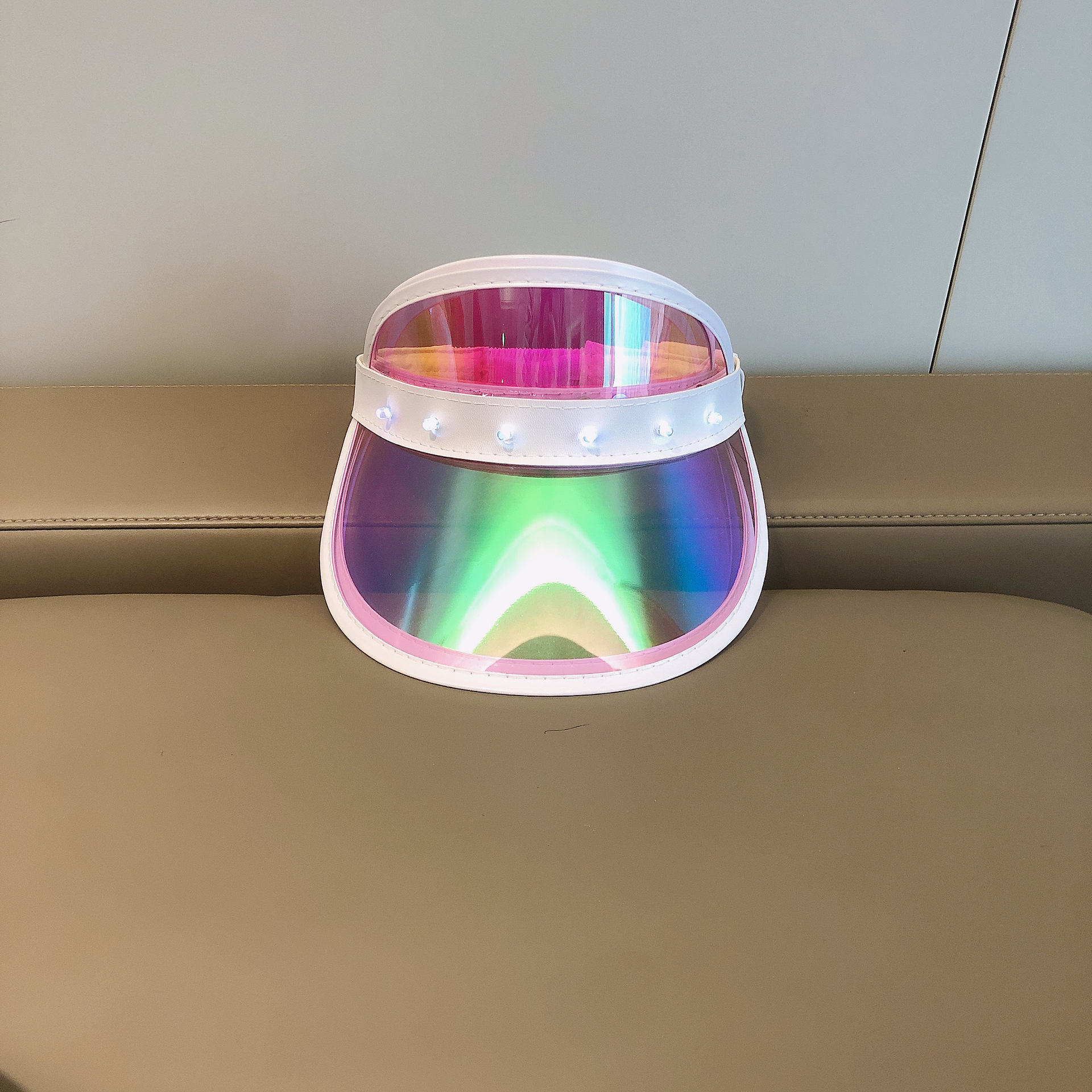 Casual pvc empty top hat with sun protection