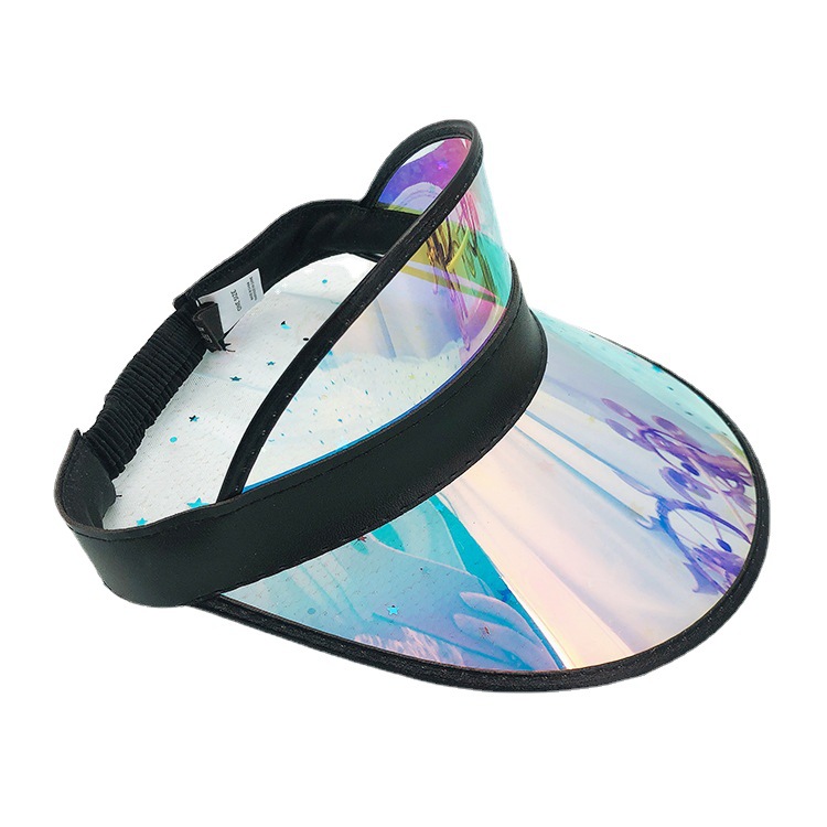 Casual pvc empty top hat with sun protection