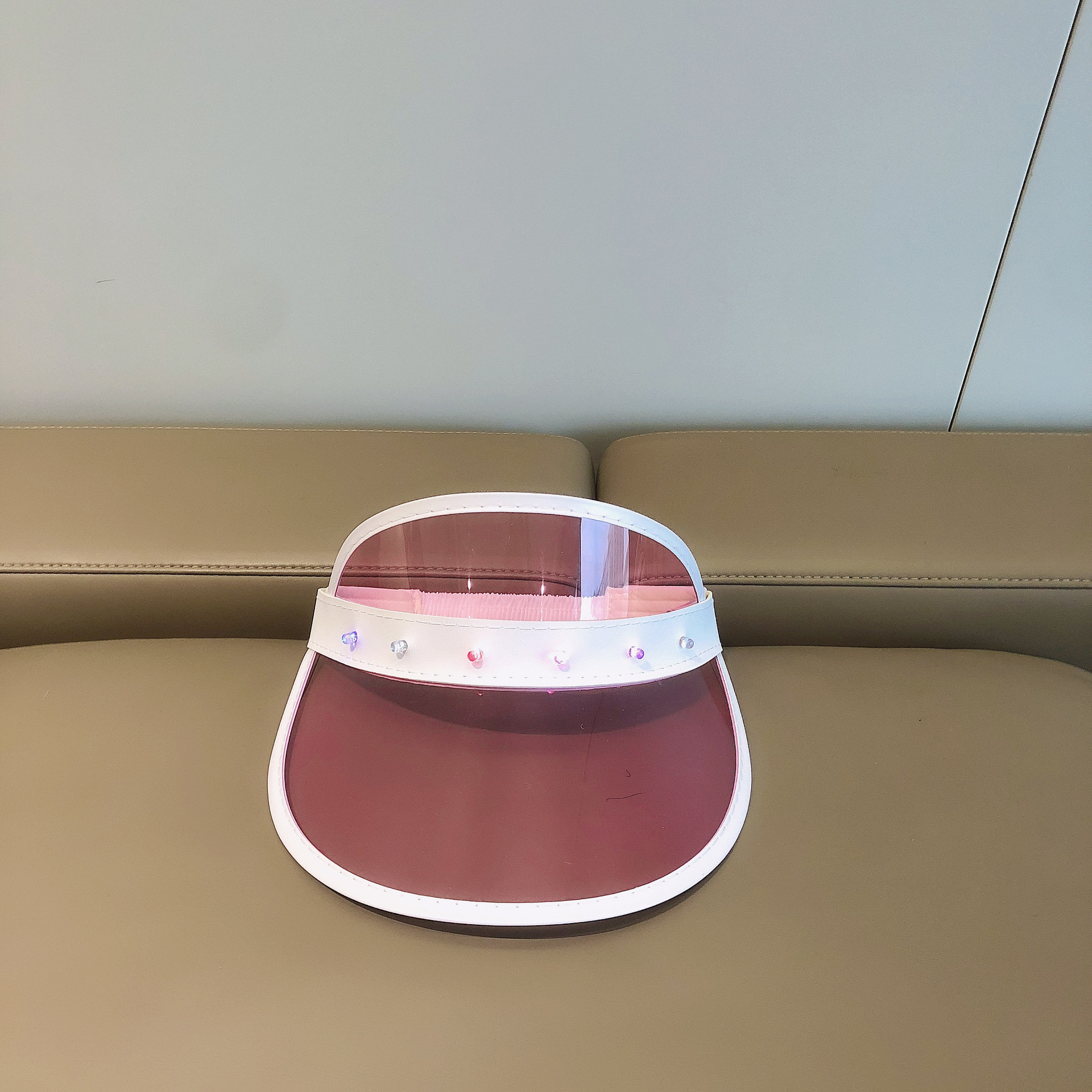 Casual pvc empty top hat with sun protection