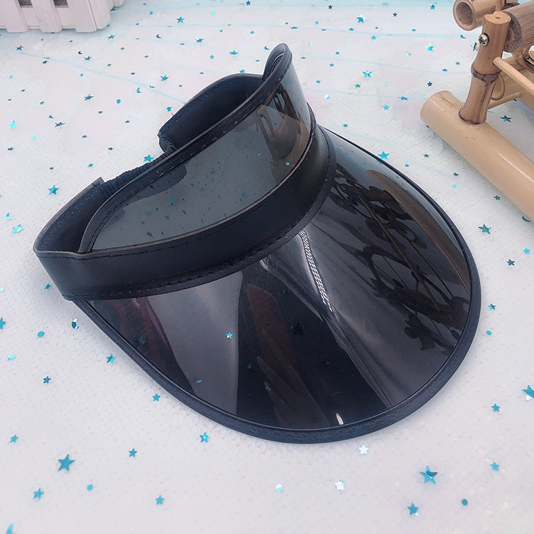 Casual pvc empty top hat with sun protection
