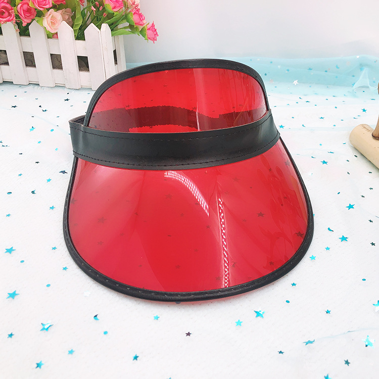 Casual pvc empty top hat with sun protection