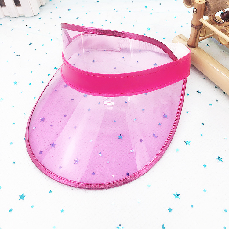 Casual pvc empty top hat with sun protection